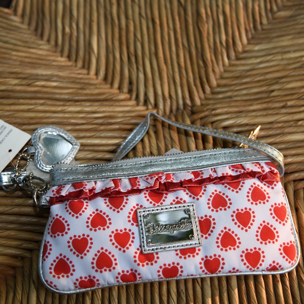 Betsey Johnson Betseyville Hearts Mini Purse